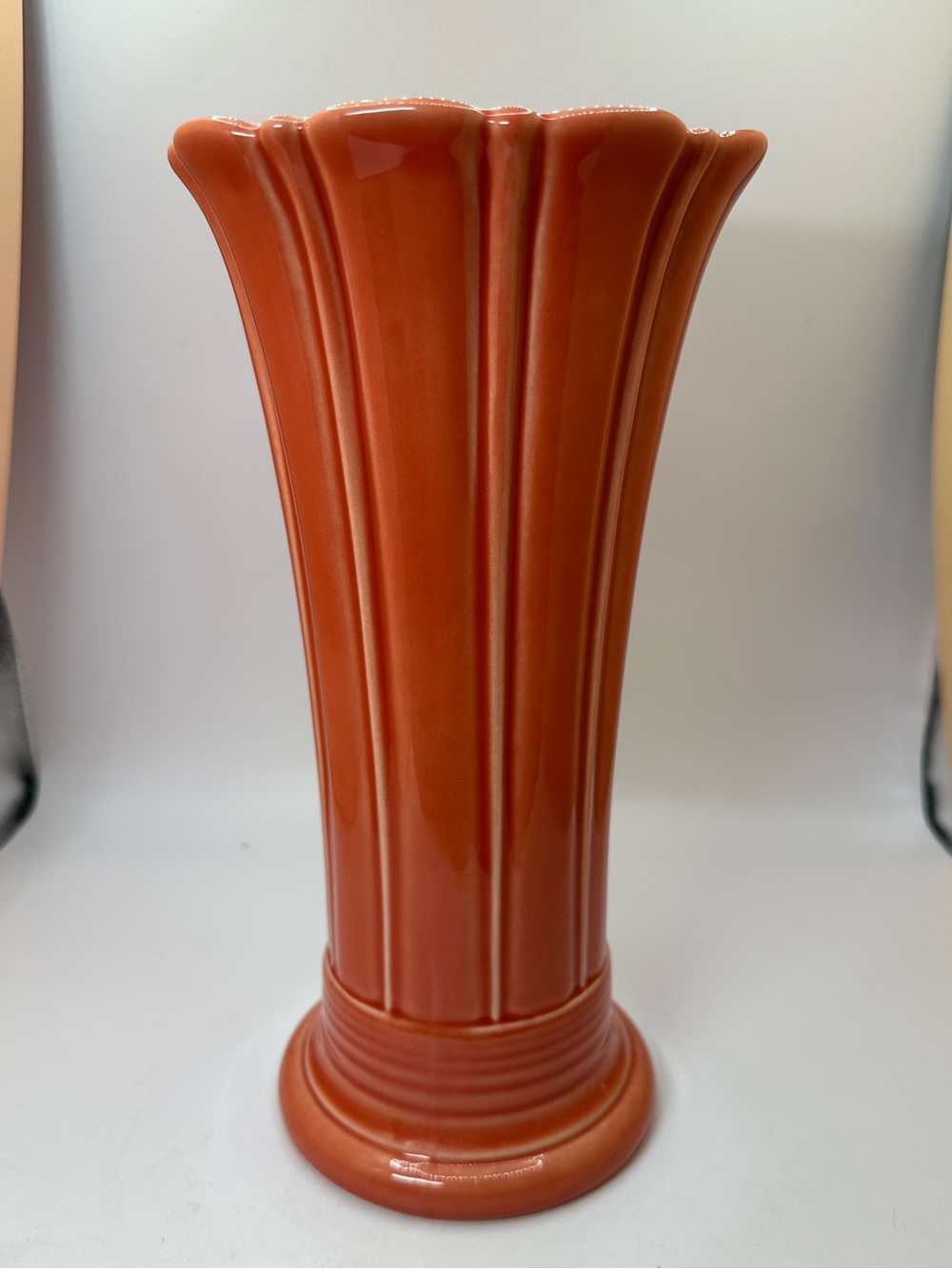 Fiesta Medium Flared Vase 9 5/8" Fiestaware Persimmon